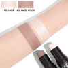 Picture of FOCALLURE 2 Pcs Mineral Cream Contour Stick,Moisturize Highlighter and Bronzer Pen,Non Stick Face Brightens & Shades Pencil,Long Lasting & Smooth Gliding Face Illuminator Makeup,Fair-light
