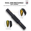 Picture of SAVILAND 6 PCS Cat Eye Magnet for Nails: Cat Eye Gel Nail Polish Magnet Multi-Functional Double-Head Nail Magnetic Wands Cat Eye Nail Magnets Sticks Heart Elongated Cylindrical Thickened Nail Art Tool