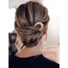 Picture of Metal French Hair Pins, 2 Pcs Gold Hair Pins for Women Girls, U-Shaped French Pins for Buns, French Twist Hair Pin, Hair Sticks, Hair Fork