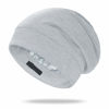 Picture of OLESILK 100% Mulberry Silk Bonnet for Sleeping Women, Silk Hair Wrap for Sleeping, Silk Sleep Bonnet for Women&Men, Real Silk, Not Satin, Light Grey