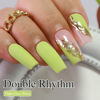 Picture of Double Rhythm 15ML Gel Polish Jelly Sheer Pastel Light Milky Color 1 PC 0.53 OZ Bottle UV Nail Polish Art Salon at Home for Women (Tea Green-B-A1410)