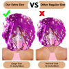 Picture of 3PCS Extra Large Satin Bonnets for Sleeping, Hair Bonnets for Black Women Braids Curly Hair, E
