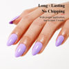 Picture of Imtiti Pastel Gel Nail Polish, 0.5 Fl Oz Lilac Pastel Purple Gel Polish Soak Off LED U V Nail Gel Polish Spring Summer Easter Gel Nail Polish DIY Nail Art Starter Manicure Salon Gel Nail Kit
