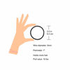 Picture of Minihope no-metal elastic hair ties, women's black thick large elastics, 5MM for thick hair 24 Count