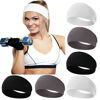Picture of RITOPER Workout Wide Headbands, Super Soft Yoga Running Exercise Bands, Elastic Sweat Hair Wraps for Women