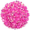 Picture of 720 Pcs SS30 6mm Flatback Rhinestones for Nails Art Crafts Glitter Round Shine Gems AB Crystals DIY Clothes Shoes （Light RoseRed AB）
