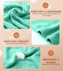 Picture of POPCHOSE Microfiber Hair Towel Wrap, 3 Packs Fast Drying Hair Turbans, Super Absorbent Hair Towel for Women, Anti Frizz Hair Wrap Towels Stocking Stuffers for Women Wet, Curly, Longer, Thicker Hair