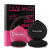 Picture of COOL-ANGLE 4Pack Makeup Sponge Latex-Free Soft Blender Sponge Perfect for Foundation Concealer Cream Powder, Beauty Sponge Set for Long-lasting and Natural Makeup, 2X-Large Black and 2 Medium Pink