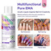Picture of SAVILAND Monomer Acrylic Nail Liquid: 4 OZ EMA Acrylic Liquid Monomer Professional Non-Yellowing Nail Monomer Liquid for Acrylic Powder Application Nail Art Extension 3D Carving Home Nail Salons DIY