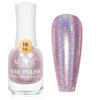 Picture of MIZHSE Holographic Nail Polish, Light Purple Glitter Nail Polish Air Dry Fast, 15ml/0.5 fl oz High Glossy Shimmer Nail Pigment Laser Oil-based Nail Polish Chrome Halo Nail Art Salon Manicure at Home