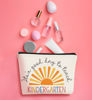 Picture of Teacher Appreciation Gifts,Teacher Gifts,Kindergarten Teacher Gifts, Teacher Must Haves Sunshine Teacher Survival Kit Bag Kindergarten Teacher Cosmetic Bag,Birthday Gifts For Kindergarten Teacher