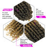Picture of Bileaf Short Passion Twist Hair 6 Inch Pre-twisted Passion Twist Crochet Hair 8 Packs Pre-looped Crochet Passion Twist Braiding Hair for Women and Kids Bohemian Synthetic Hair Extensions T27