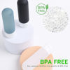 Picture of DEWSENSI 20 Pack Travel Bottles Set for Toiletries TSA Approved Leak Proof Travel Size Containers Kit Portable Refillable Travel Accessories for Shampoo Conditioner Lotion Liquids (Dark Color)