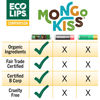 Picture of Mongo Kiss USDA Organic Lip Balm Set 8-pack (0.15 oz. each) with Mongongo Oil & Cocoa Butter to Moisturize Chapped Lips | Made in USA by Eco Lips (Variety)