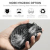 Picture of BEAUTAIL Silicone Body Scrubber, Upgrade 3rd Gen Shower Bath Brush, Lather Nicely, Soft Massage Body, More Hygienic Than Traditional Loofah, Gentle Exfoliating for Sensitive Skin, 1 Pack, Black