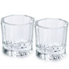 Picture of Bulex 2 Pack Dappen Dish Cups for Nail Art Acrylic Liquid - Clear Glass Nail Monomer Liquid Bowl Dampen Dish Acrylic Powder Holder, Acrylic Glass Jar for Nails