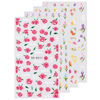 Picture of Tulip 5D Embossed Nail Art Stickers, Colorful Floral Nail Decals Nail Art Design Self Adhesive Nail Supplies for Women Manicure Decoration by HAIIDOAK