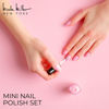 Picture of Nicole Miller Mini Nail Polish Set - Glossy, Vibrant Colors for Fingernails & Toenails, Purple