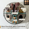 Picture of Aveniee 360° Rotating Makeup Organizer for Vanity, Upagraded Perfume Skincare Bathroom Counter Organizers with Brush Divider, Two Tier Spinning Lipstick Cosmetic Makeup Lotion Storage Organizer (Grey)