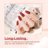 Picture of Major Dijit Quick Dry Nail Polish Brown Summer Nail Lacquer for Nail Art Regular Nail Polish 0.41 fl oz.