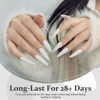 Picture of Major Dijit Quick Dry Nail Polish Ghost White Summer Nail Lacquer for Nail Art Regular Nail Polish 0.41 fl oz.