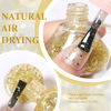 Picture of Major Dijit Quick Dry Nail Polish Glitter Yellow Summer Nail Lacquer for Nail Art Regular Nail Polish 0.41 fl oz.