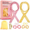 Picture of Heatless Overnight Curling Rod Set - 70" Soft Velour Hair Rollers for Long Curls, Sleep-in Lazy Curlers