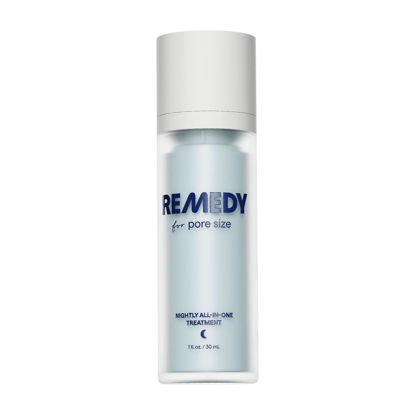 Picture of Remedy for Pore Size - Large Pore Minimizer with Retinol, BHA Salicylic Acid, Niacinamide - for Uneven Texture, Pimples, Blackheads, Whiteheads, Sebaceous Filaments - by Dermatologist Dr. Shah