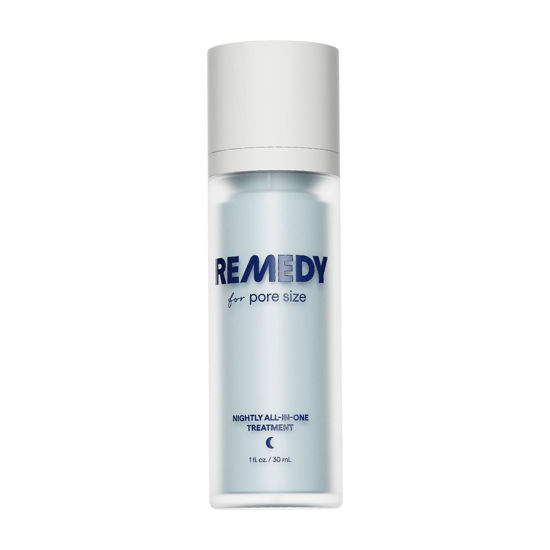 Picture of Remedy for Pore Size - Large Pore Minimizer with Retinol, BHA Salicylic Acid, Niacinamide - for Uneven Texture, Pimples, Blackheads, Whiteheads, Sebaceous Filaments - by Dermatologist Dr. Shah