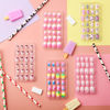 Picture of 120 Pieces Kids Press on Nails Children Fake Nails Artificial Nail Tips Girls Full Cover Short False Fingernails for Girls Kids Nail Decoration (Sweet Pattern)