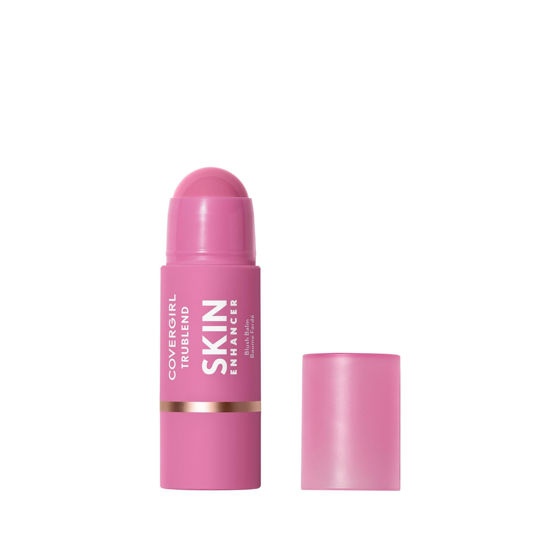 Picture of CoverGirl Trublend Skin Enhancer Balm Stick, 240 Sweet Violet, Blush Stick, Vegan Formula, Easy to Use, Glides on Effortlessly, Non-Greasy, Doesn't Crease, 0.21oz