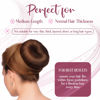 Picture of Women's Hair Bun Maker French Twist Hair Fold Wrap Snap by Andlane (1 Brown, 1 Dark Brown)