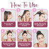 Picture of Women's Hair Bun Maker French Twist Hair Fold Wrap Snap by Andlane (1 Brown, 1 Dark Brown)
