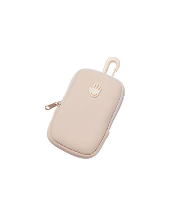 Picture of Touchland Touchette Zippered Pouch, Attachable Fashion Accessory with Snap Hook for Power Mist and Glow Mist 1FL OZ, Blush Pink