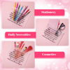 Picture of Reginary 50 Pcs Inspirational Gifts Bulk for Women Cosmetic Bag EVA You Are Braver Awesome Makeup Bag Mini Toiletry Packet with Zipper Encouragement Birthday Graduation Gift(You Are Braver)