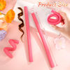 Picture of Selizo 30Pcs 9.45"x0.55" Flexible Hair Rollers, Foam Curlers for Short, Medium and Long Hair, No Heat Curlers, Hair Rods - Pink(Diameter 0.55')