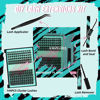 Picture of AMZGIRL LASH Midnight DIY Lash Extension Kit, 144 pcs Eyelash Clusters Kit Lash Bond and Seal, Lash Glue Remover and Applicator for Individual False Eyelashes Kit Lash Extensions(D-Mix 8-16mm Kit)