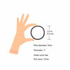 Picture of Minihope no-metal elastic hair ties, women's multicolor thick large elastics, 5MM for thick hair 24 Count