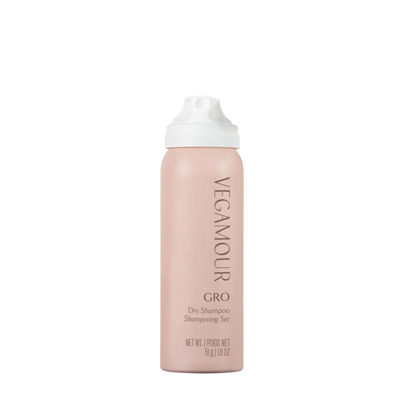 Picture of VEGAMOUR GRO Dry Shampoo Travel Size, Volumizing Dry Shampoo Spray Formulated Without Benzene, Supports Thicker Fuller Looking Hair, Natural Citrus Scent, 1.8 oz
