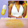 Picture of DAGEDA Body Glitter Gel, Roll-on Face Glitter for Mermaid Makeup Festival Rave Accessories, Holographic Hair Glitter Gel,Body Shimmer Halloween Makeup for Rave Party(Laser Gold)