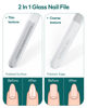 Picture of Glass Nail File,Upgraded Glass Nano Nail File,Bilateral Glass Nail File,Glass Nail File for Natural Nails,Washable Nail File