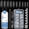 Picture of Morovan Nail Slip Solution - 2.5oz Anti-Stick Gel Liquid for Poly Gel Nails with Dual-Ended Brush - For Beginners