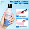 Picture of Morovan Nail Slip Solution - 2.5oz Anti-Stick Gel Liquid for Poly Gel Nails with Dual-Ended Brush - For Beginners