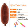 Picture of Springy Afro Twist Hair 20 Inch 3 Packs Pre Fluffed Marley Twist Braiding Hair for Black Women (20 inch, 350#)