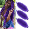 Picture of Springy Afro Twist Hair 24 Inch 3 Packs Purple Color Pre Fluffed Marley Twist Braiding Hair for Black Women
