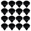 Picture of Flytianmy 16Pcs Triangle Powder Puffs, Face Makeup Puff for Body Loose Powder Beauty Makeup Tool Black