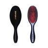 Picture of Denman Cushion Hair Brush (Small) with Soft Nylon Quill Boar Bristles - Porcupine Style for Grooming, Detangling, Straightening, Blowdrying and Refreshing Hair - Black, D81S