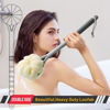 Picture of Shower Body Brush,Soft Bristles and Beautiful Pumpkin Loofah 14” Long Handle Back Scrubber Bath Mesh Sponge for Skin Exfoliating Bath,Massage Bristles Suitable for Wet or Dry,Men and Women (Grey)