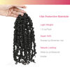 Picture of The BOHOBABE Crochet Passion Twist Hair Pretwisted 12 Inch Short Pre-looped Passion Twist Crochet Braiding Hair 8 Packs(1#)