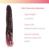 Picture of The BOHOBABE Crochet Passion Twist Hair Pretwisted 12 Inch Short Pre-looped Passion Twist Crochet Braiding Hair 8 Packs(T118)